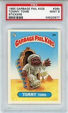 1985 Topps OS1 Garbage Pail Kids Series 1 TOMMY TOMB 36b Matte Card PSA 9 picture