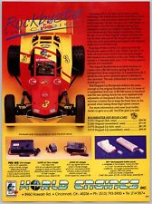 World Engines Inc. Rockbuster Model R/C Race Car Vtg Dec 1987 Full Page Print Ad picture