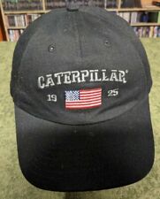 Cat Caterpillar Inc. EST 1925 Official Adjustable  Black / USA Flag Cap, Hat picture