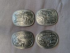 HESSTON-NATIONAL FINALS  RODEO BUCKLES  1992, 1993, 1994 & 1995 picture