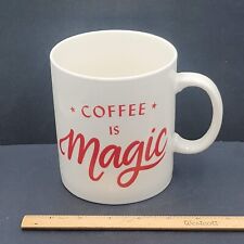 Starbucks Coffee is Magic XL 28oz Coffee Mug Cup Pink White Large picture