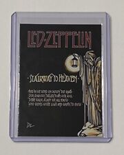 Led Zeppelin Limited Edition Artist Signed Stairway To Heaven Trading Card 1/10 picture