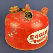 Vintage Eagle The Gasser 2.5 Gallon Pre-Ban Metal Gas Can Wellsburg, W. Va.  picture