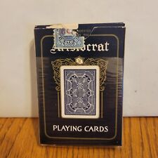 Vintage Aristocrat 727 Tax Stamp High Finish Blue Back  Playing Cards picture