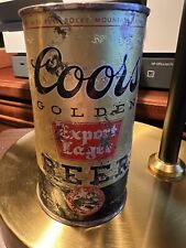 Rare- IRTP Coors Golden Beer 12 Oz EMPTY Flat Top Beer Can 1930’s picture