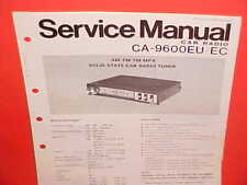 1979 PANASONIC AM-FM/FM MPLX RADIO FACTORY SERVICE MANUAL MODEL CA-9600EU 9600EC picture