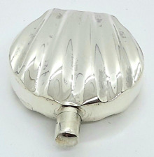 SMALL STERLING SILVER SCALLOP PERFUME BOTTLE THAILAND NEW picture