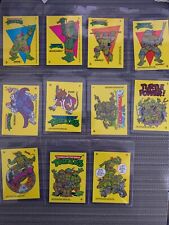 1989 Topps TMNT 11 CARD SET Mutant Ninja Turtles  Stickers Complete Set picture