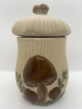 Handmade Vintage Style Magic Merry Mushroom Jar Ceramic Pottery Hippie Phish WSP picture