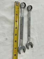 Vintage Craftsman Combination Wrench 2 Pieces 5/8'' and 9/16'' Made in USA picture