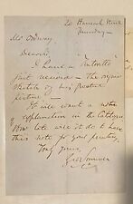 Mid 1800's Prisoner Reform Document w/ Signed George Sumner Letter Tintoretto MA picture