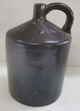 Antique Brown Stoneware Pottery Jug 10.5