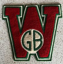 VERY SCARCE University of Wisconsin Green Bay Chenille Letterman Jacket Patch picture