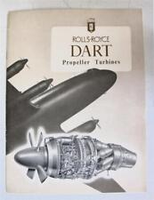 ROLLS ROYCE Dart Propeller Turbine Aero Engine Sales Brochure 1957 #276-A picture
