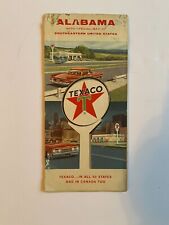 Vintage 1961 Alabama/SE US Texaco Road Map FAIR CONDITION SEE DESCRIPTION picture