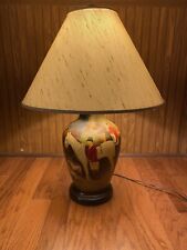Fox Hunt Equestrian Scene Ceramic Lamp  picture