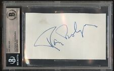 Ray Bolger d1987 signed autograph auto 2x4 cut American Actor BAS Slabbed picture