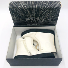Star Wars PO ZU White Boots Shoes Storm Trooper White/Black Kids Size 13, In Box picture