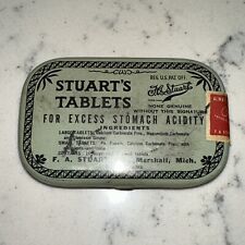 Vintage Stuart's Tablets For Excess Stomach Acid Apothecary picture