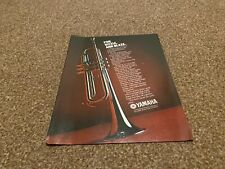 FRAMED ADVERT 11X8 YAMAHA YTR-739 TRUMPET picture