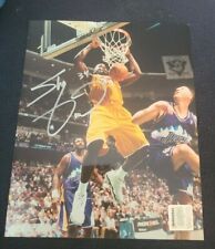 SHAQUILLE O'NEAL SIGNED 8X10 PHOTO LOS ANGELES LAKERS KOBE W/COA+PROOF RARE WOW picture