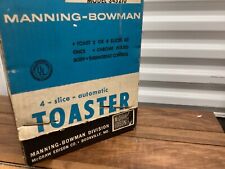 VINTAGE MANNING BOWMAN 4 Slice Toaster.   ( Never Been Out Of The Box. ) picture