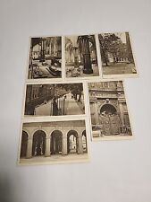 Postcards Temple Church Templars Effigies Pump Court Screen Cloisters Lot Of 6  picture
