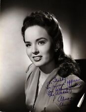 Ann Blyth Hand Signed Bert Six Stamped Vintage Photo picture
