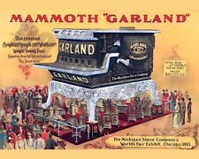1893 Michigan Stove Company Garland Chicago World Fair Exhibit Ad 8x10 Photo picture
