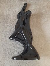 VTG HAEGAR BLACK COLOR WOMAN STATUE  #6041 PRE-OWNED GC 24 INCHES TALL  picture
