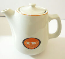 Sanka Decaf Coffee Pot Pitcher Small White with Logo Minners Co Hall China picture