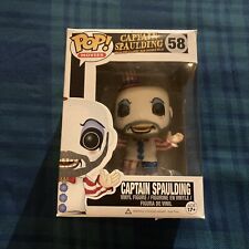 Funko Pop CAPTAIN SPAULDING 58 House of 1000 Corpses NEAR MINT BOX Ships Safe picture