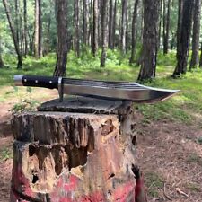 Custom Handmade Carbon Steel Blade Tactical Bowie Knife | Hunting Knife Camping picture