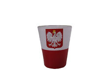 Poland Polish Eagle Crest Shot Glass Drinking Glass picture