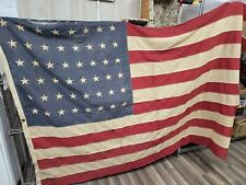 Genuine WW2 Veteran-Owned 48 Star US Flag 88W x 54
