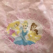 Disney Crib Fitted Sheet Dream Of Princesses Pink 100% Crisp Cotton Toddler Bed picture