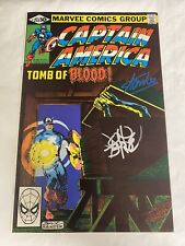 Captain America #253 Signed John Byrne & Stan Lee 1980 1st Union Jack III VF picture