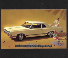 1965 Oldsmobile CUTLASS Sports Coupe: Original Dealer Promo Postcard UNUSED Ex picture