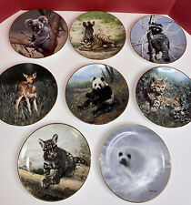 Vintage Nature`s Lovables Collector Plate by Charles Frace Set of 8 W.S. George picture