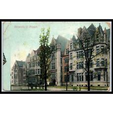 Postcard University Of Chicago DB Horse and Buggy Cobb Hall picture