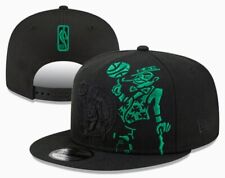 Boston Celtics Hat Snapback Adjustable Fit Cap Black Green Free Fast Ship picture