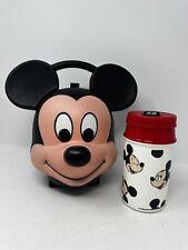 Vintage Aladdin Disney's Mickey Lunch Kit Mickey Mouse with Thermos picture