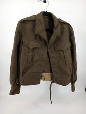 VTG 1955 US Army Sage Green Sergeant Battledress Blouse Uniform Jacket Size 6  picture