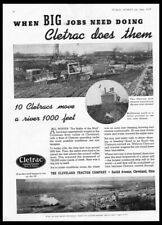 1937 Cletrac Crawler Tractor Bulldozers--1930s Vintage photo trade print ad picture
