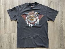 Vtg 90s Harley Davidson Dream Catcher t-shirt Size Medium Single Stitch. USA picture