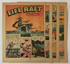 1943 six page cartoon story ~ WWII LIFE RAFT ~ Louis J Muery, Walter Ric Richter picture