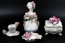 Gorgeous Circa 1940s Cordey Figurines Lot Of 4 Vintage picture