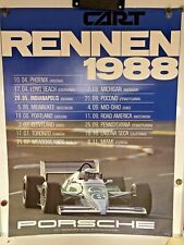 AWESOME Rare Original Rennen 1988 Porsche Poster Cart Series picture