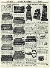 1940 PAPER AD Store Display Hohner Harmonica Band Echo Chromonica Auto-Valve picture