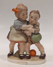 RARE Find, Vintage Friedel Figurine, Girl & Boy Playing, Germany US Zone, 5.5